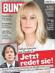 Claudia <b>Simone Dinkel</b> beschuldigte Kachelmann der schweren Vergewaltigung in ... - Claudia_Simone_Dinkel_(Titelblatt_Bunte)