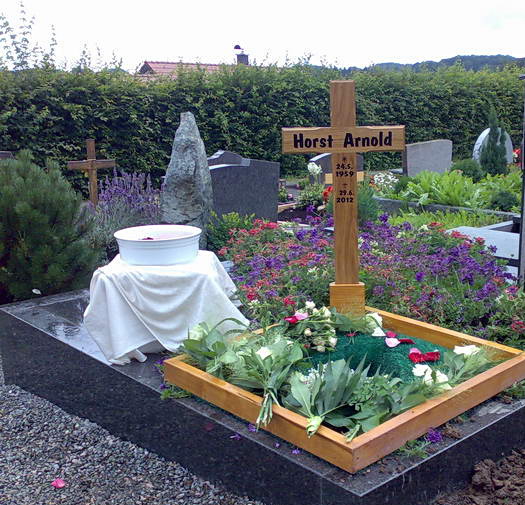 Beerdigung von Horst Arnold am 13.07.2012