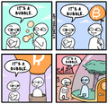 Stonetoss - Bitcoin-Comic - Living in a bubble.webp
