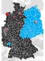 Die Entrotung und Entgruenung Deutschlands graphisch dargestellt - Bundestagswahl 2025.webp