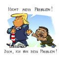 Kukufffka - Trump und Selensky - Nicht mein Problem.webp