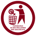 Logo - Feminismus auf den Muellhaufen der Geschichte.svg