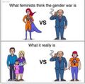 What Feminists Think The Gender War Is and What It Really Is - Trading a husband that loves you for a boss who thinks of you as disposable.jpg