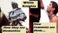 White Knights - How they see themselves - How Feminists see them.jpg